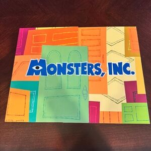 Disney Pixar Monsters Inc Exclusive Lithographs Portfolio Set of 4 Prints 14”x11